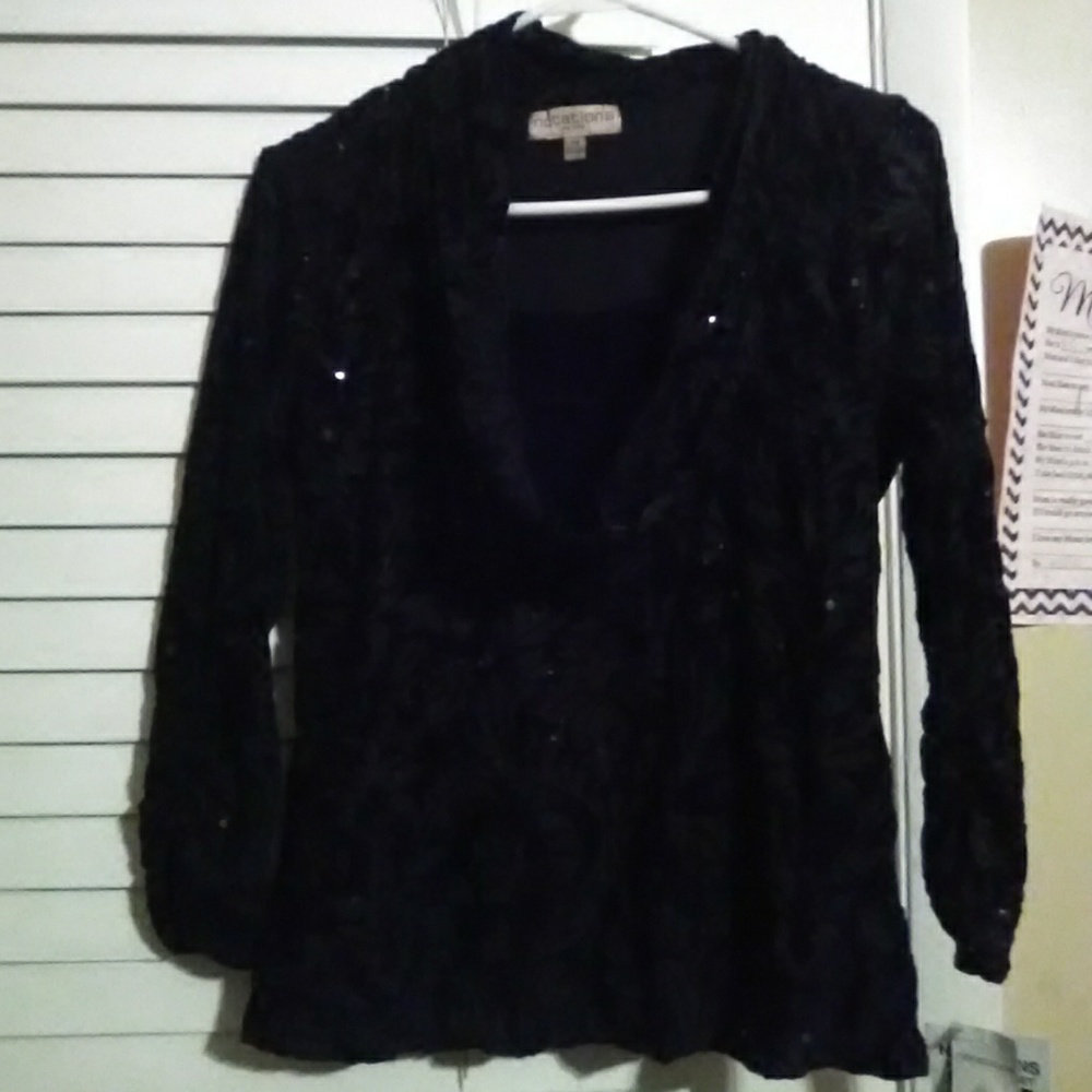 Velvet blouse
